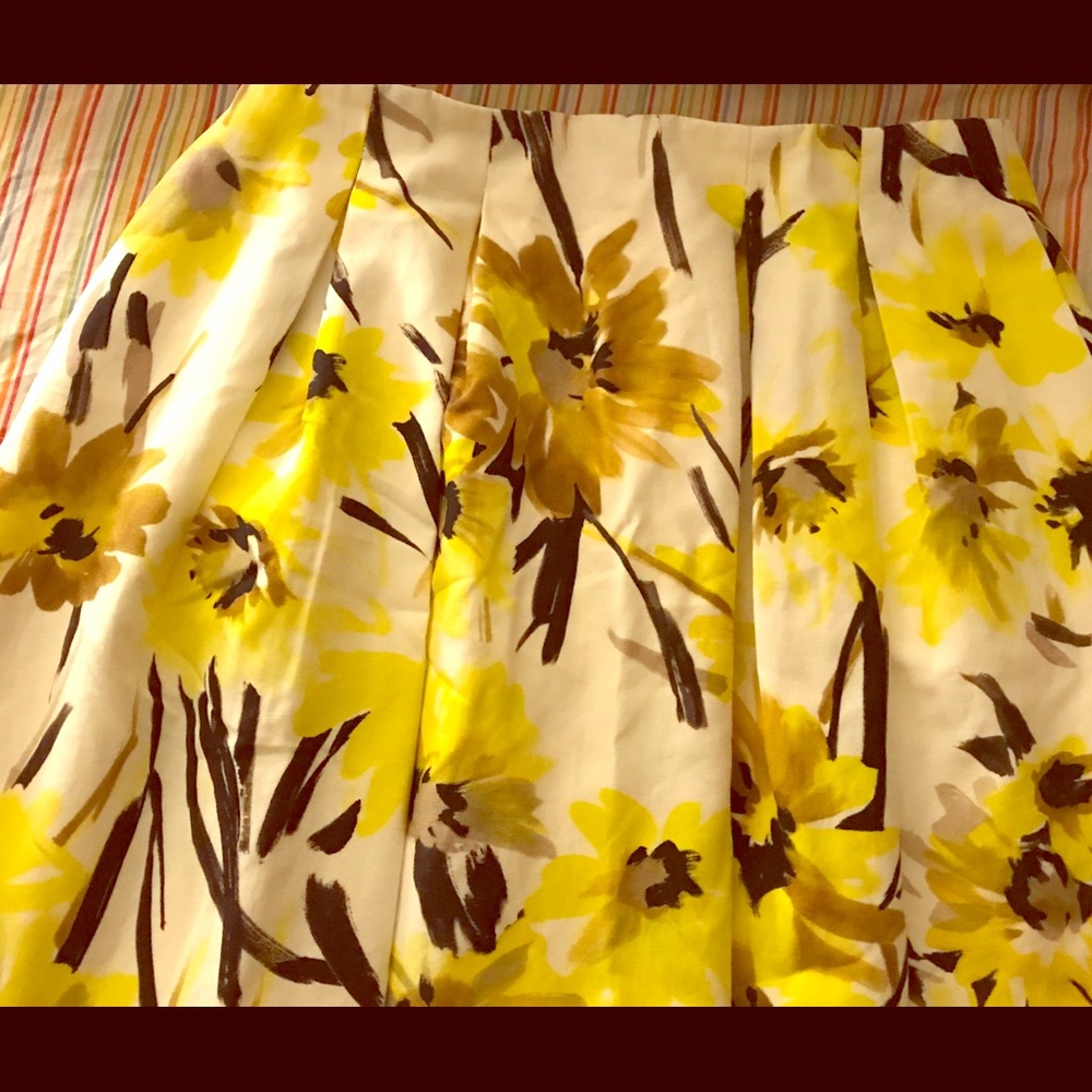 Alice and Olivia skirt in size 6 with pockets.